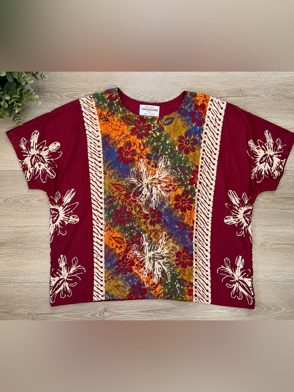 Batik Solo Tugu Agung Indonesia Wearable Art Boho Batik Top Artisan Travel